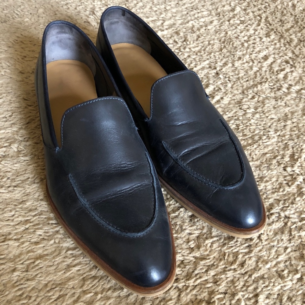 Everlane Modern Loafers in Navy Size 11